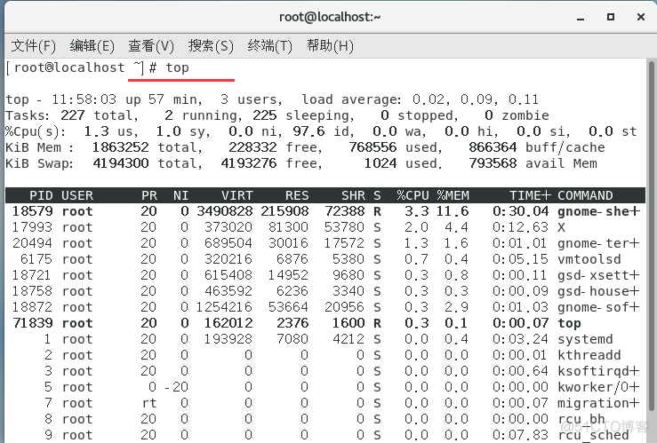 CENTOS7中进程和计划任务管理_Centos7  进程 计划性任务_03