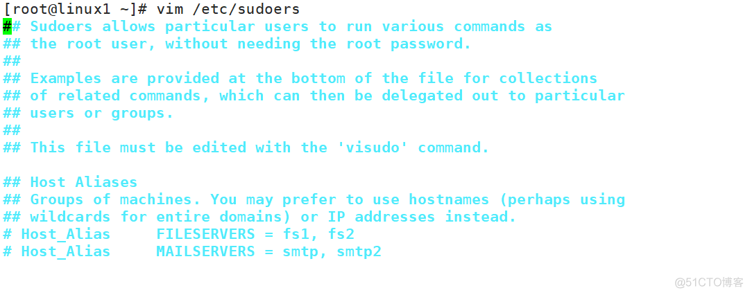 Linux(CentOS7)赋予普通用户执行root命令权限（sudo）_linux