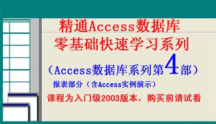 Access03数据库零基础快速学习系列第4部