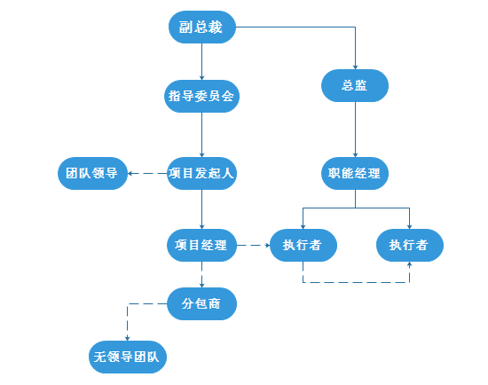 项目组织结构_水平结构