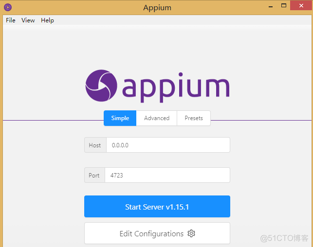 Appium Server 和 Appium Desktop_Appium_06