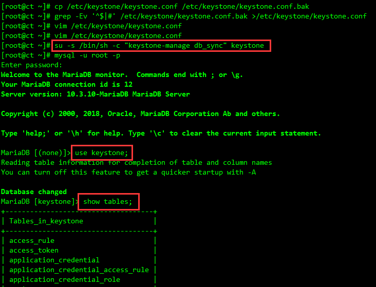 OpenStack Train版双节点安装（三）安装身份认证服务keystone_OpenStack Train_07