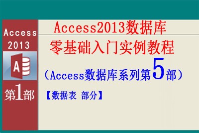 Access2013数据库零基础入门实例教程第5部