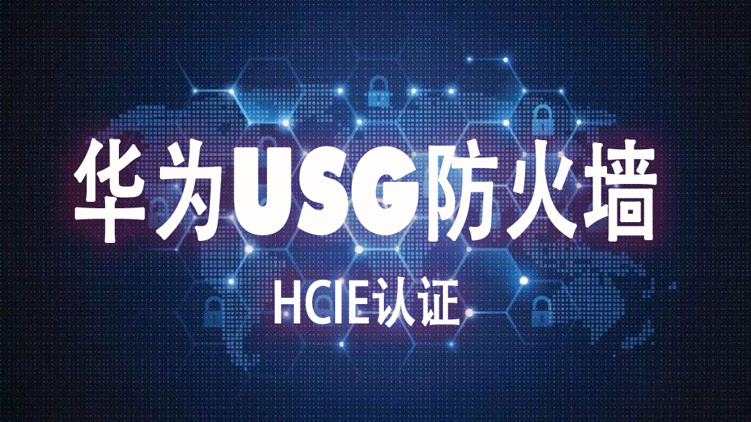  [Zhong Hailin] Huawei HCIE security USG firewall video course