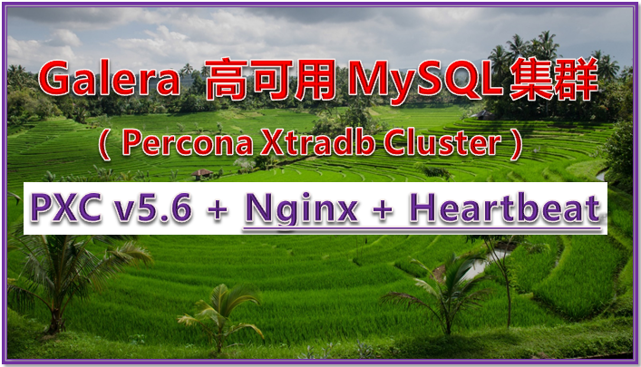 Galera 高可用 MySQL 集群（PXC v5.6 + Nginx + Heartbeat）