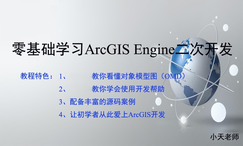  Zero basic learning ArcGIS Engine+C # secondary development
