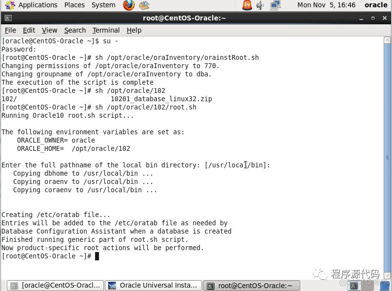 ​CentOS Linux安装Oracle数据库_java_19