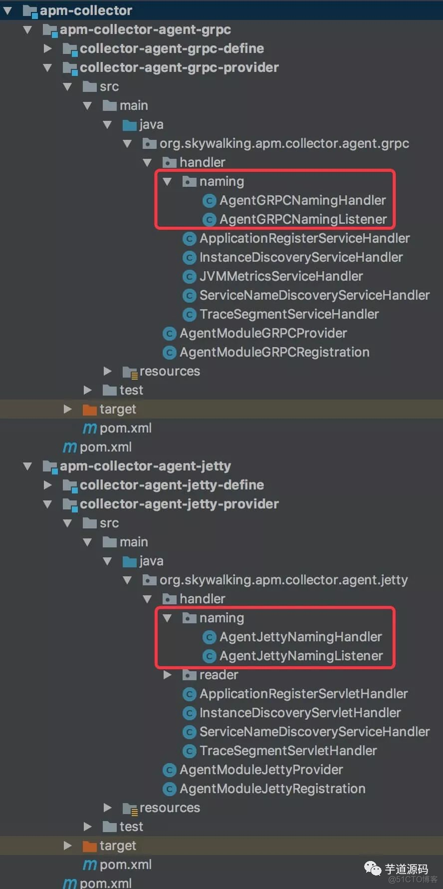 链路追踪 SkyWalking 源码分析 —— Collector Naming Server 命名_java_03