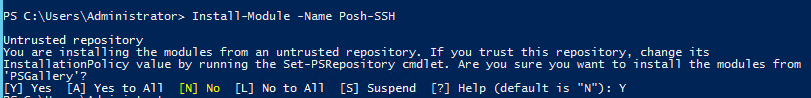 用PowerShell通过Posh-SSH免密码自动登录Linux并执行命令