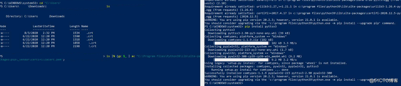 Add Zscaler CA root certificate to Python under Windows to solve the