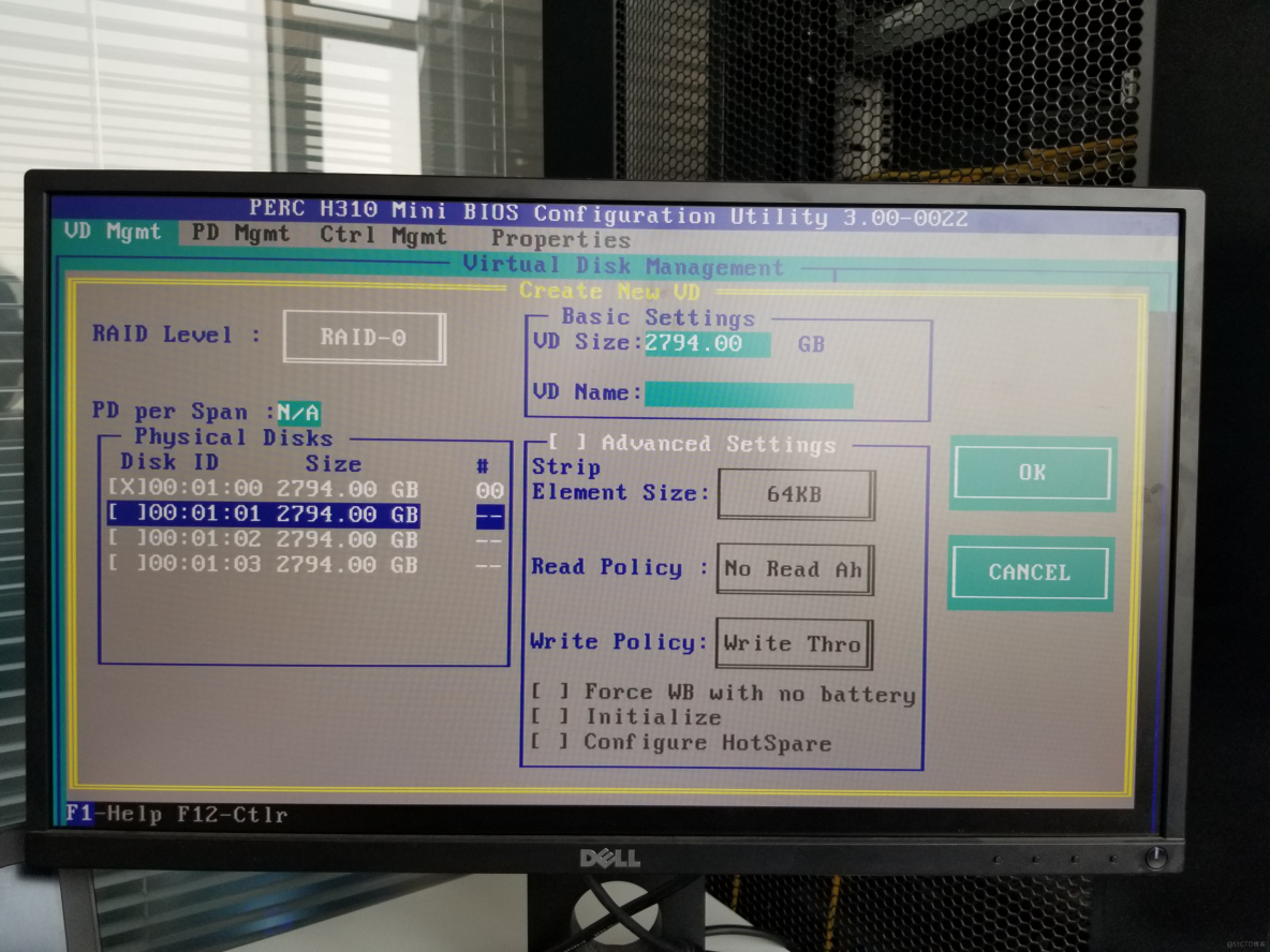 戴尔服务器R720做Raid 0并安装VMware ESXi 6.7系统方法_raid 0_11