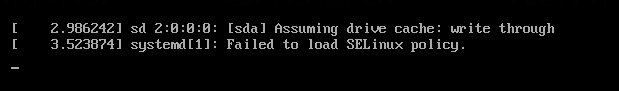 Failed to load SELinux policy_selinux