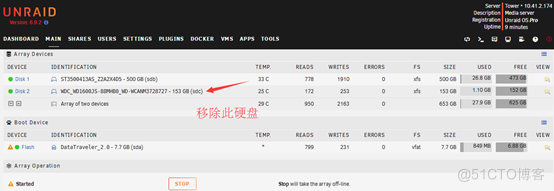 Unraid安全移除硬盘不丢失数据_unbalance