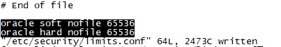 Hardlimit:maxinum open file descriptors 异常处理_oracle_03