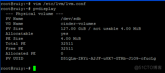 OpenStack Block Storage安装配置use LVM_sed_06