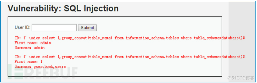 DVWA之SQL Injection_字段_09