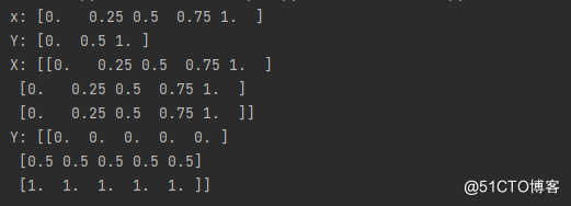 Python语言之Numpy包Meshgrid 函数_三维数组