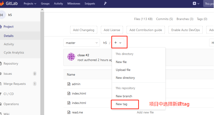 Gitlab 打tag标签_Gitlab 打tag标签