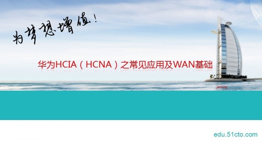 华为HCIA（HCNA）之常见应用及WAN基础