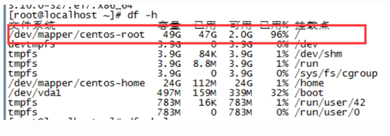 Linux系统未分配硬盘空间挂载解决办法_centos