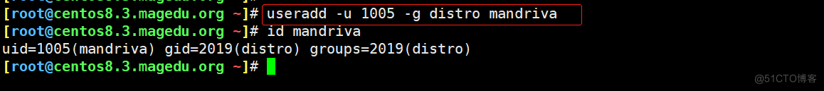 Linux系统中用户和组管理类命令的使用方法总结及练习_centos_02