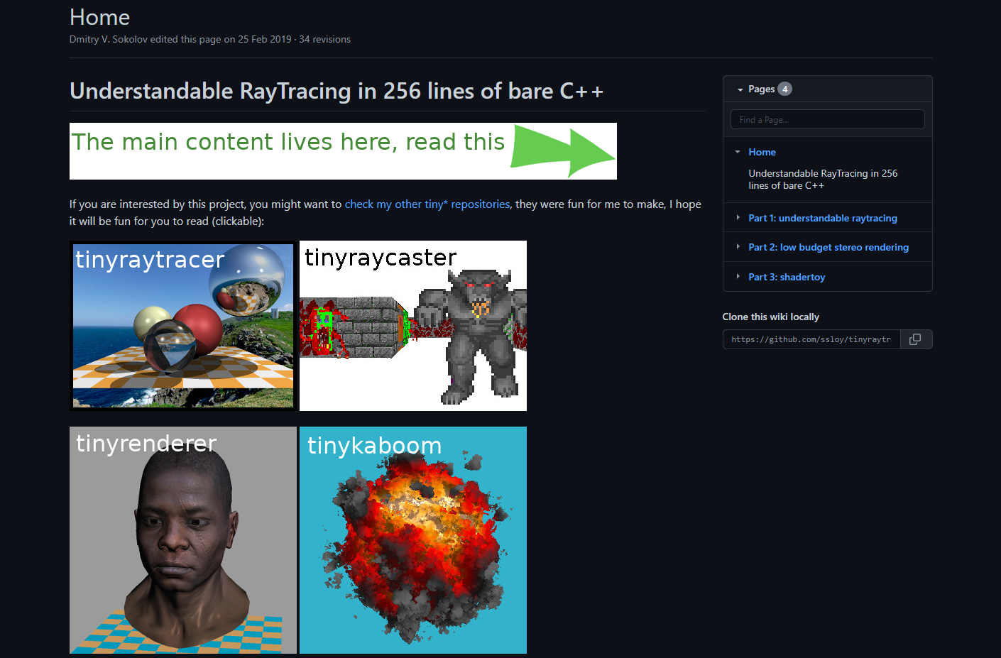 Part 1: understandable raytracing · ssloy/tinyraytracer Wiki · GitHub