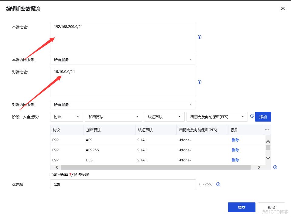 Centos7.9 使用strongswan搭建ipsec VPN配合深信服防火墙打通阿里云内网_strongswan_04