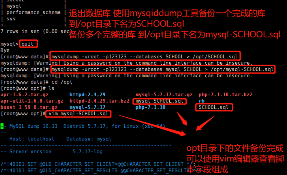 Mysql数据库的备份恢复 与日志管理_mysql_02