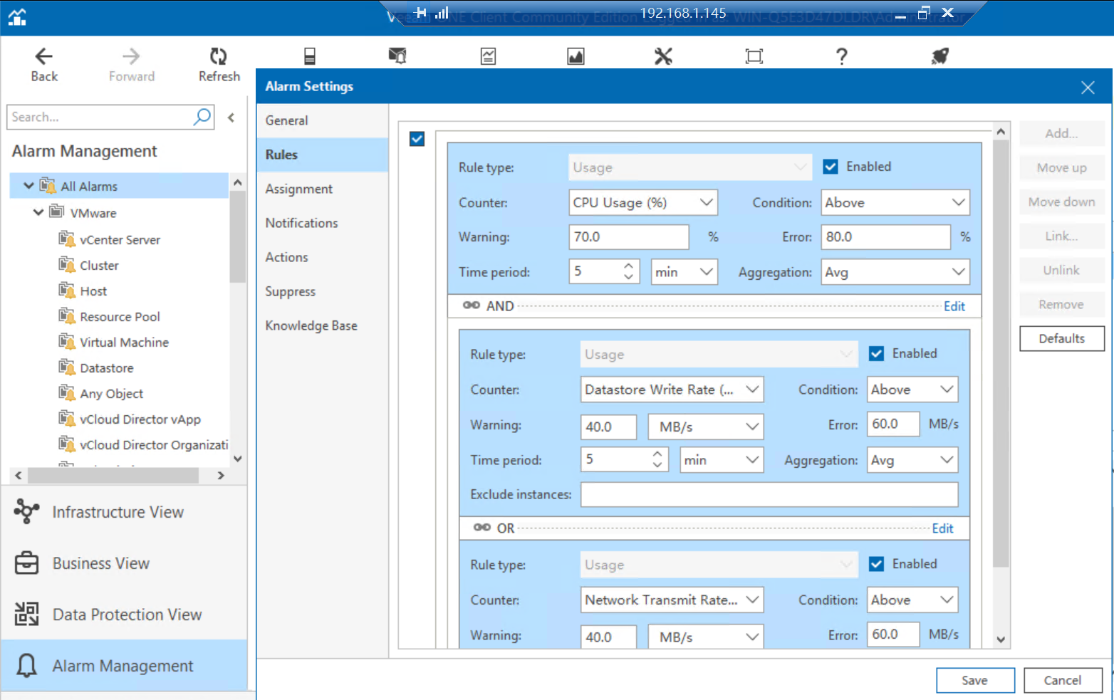 Veeam One 监控虚拟化环境下的勒索程序_服务器_02