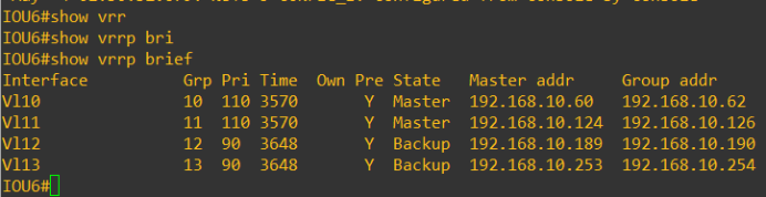 Cisco使用MSTP+VRRP＋静态路由＋子网划分＋DHCP实验案例_ip地址_05