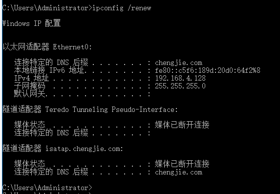 Windows系统-DHCP服务器搭建实验_服务器_17