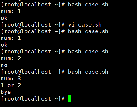 Shell(case语句）_bash