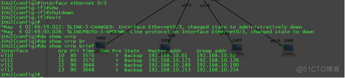 使用mstp+vrrp+静态路由+子网划分+DHCP实验案例_ip地址_07