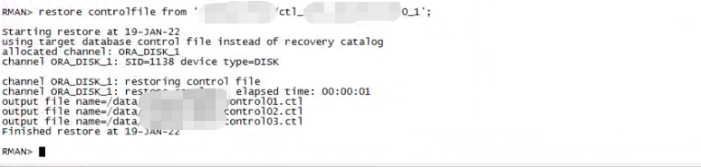 Linux环境下Oracle单机Rman异机恢复_rman异机恢复_13