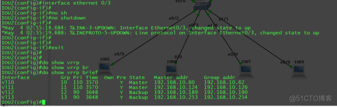 使用mstp+vrrp+静态路由+子网划分+DHCP实验案例_静态路由_09