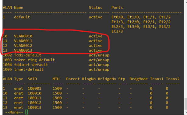 Cisco使用MSTP+VRRP＋静态路由＋子网划分＋DHCP实验案例_ip地址_03