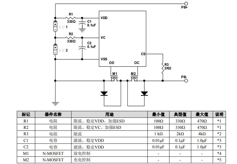 FS2120双节8.4V锂电池保护IC_上拉