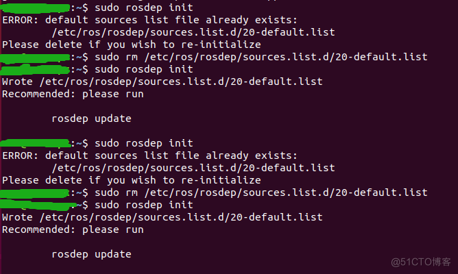 Ubuntu18.04  ROS安装完整_rosdep init解决_13