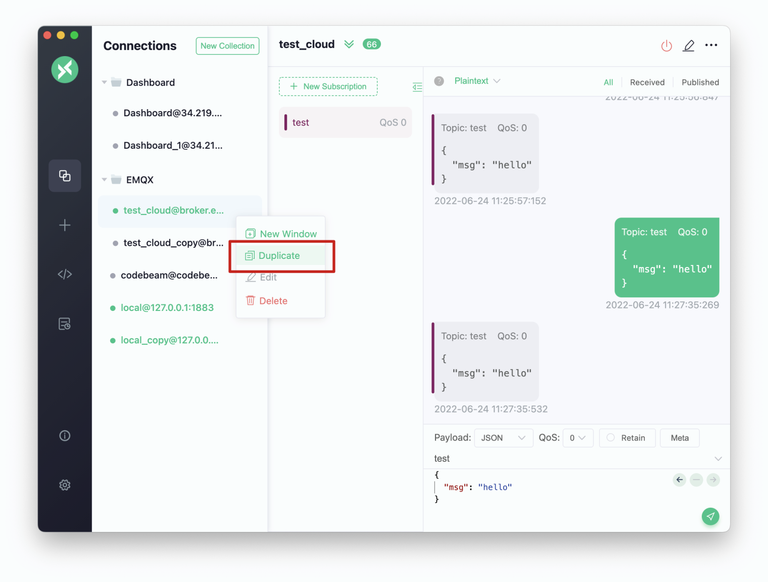 MQTT X Newsletter 2022-06 | v1.8.0 发布，新增 MQTT CLI 和 MQTT WebSocket 工具_版本发布