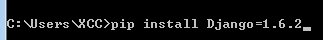 Django安装