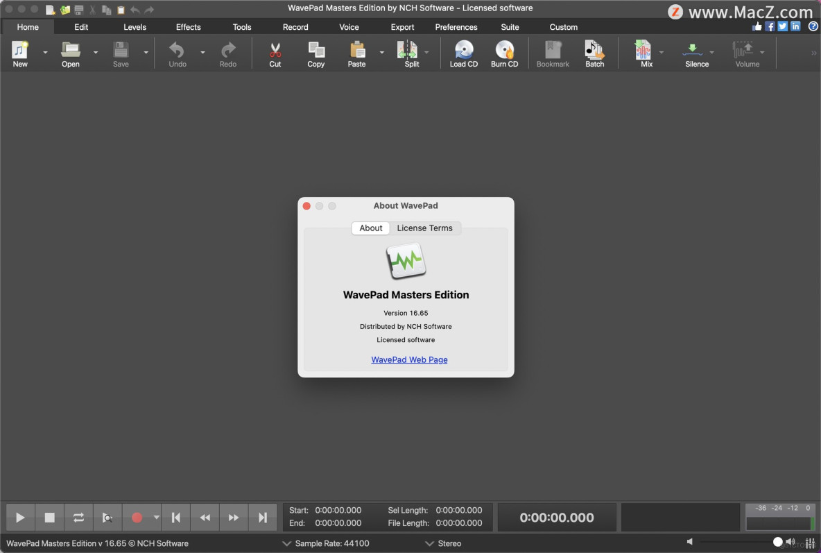 NCH WavePad Mac(音频编辑软件)16.65激活版_批量处理