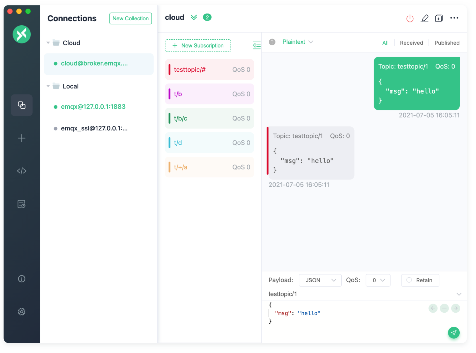 MQTT X v1.8.1版本发布：桌面端支持自动更新，MQTT X CLI支持MQTT 5.0_客户端