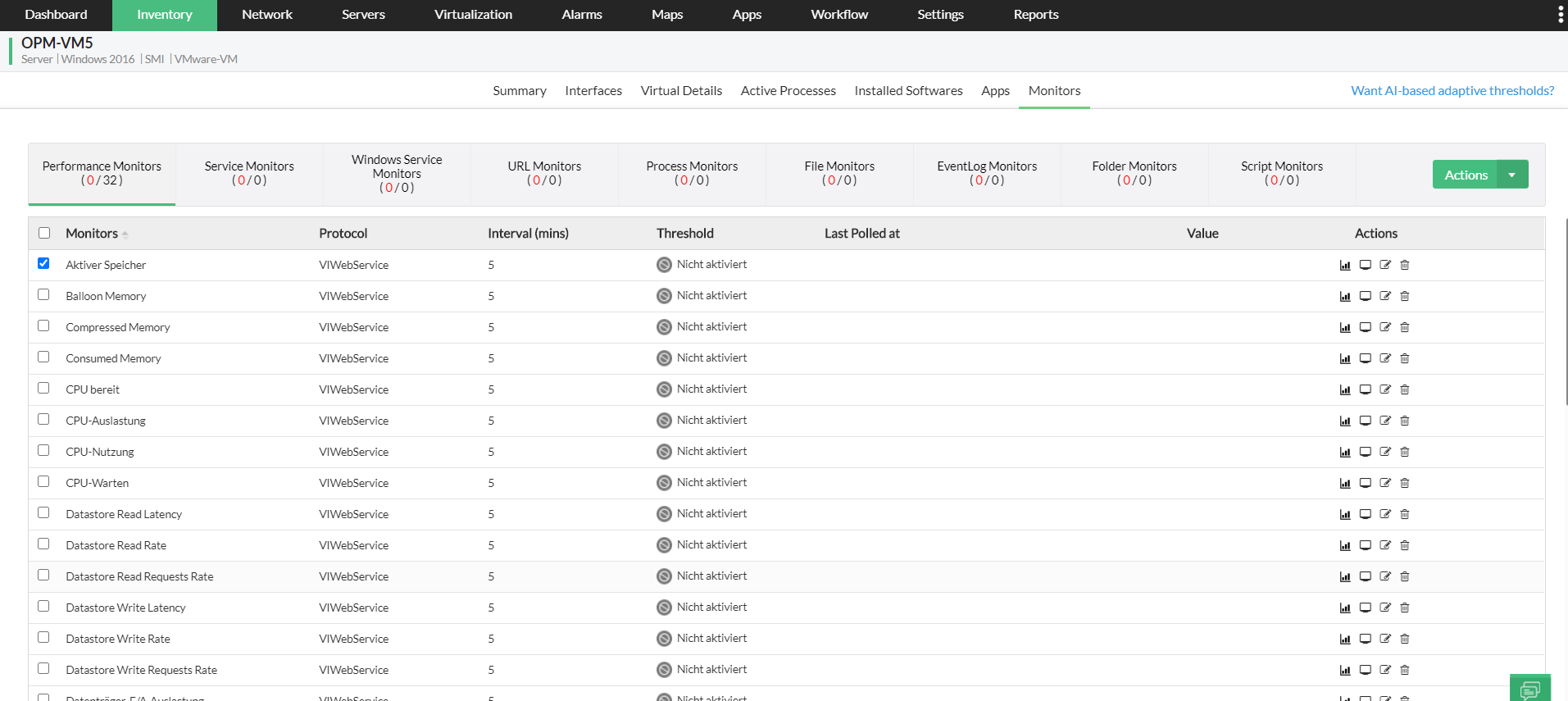 OpManager-系统性能监控工具_性能监视_02