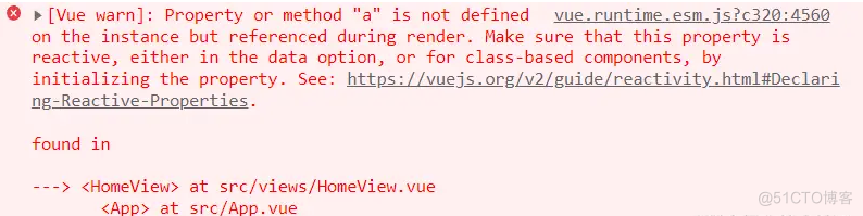 用了那么久的Vue，你了解Vue的报错机制吗？_错误信息_02
