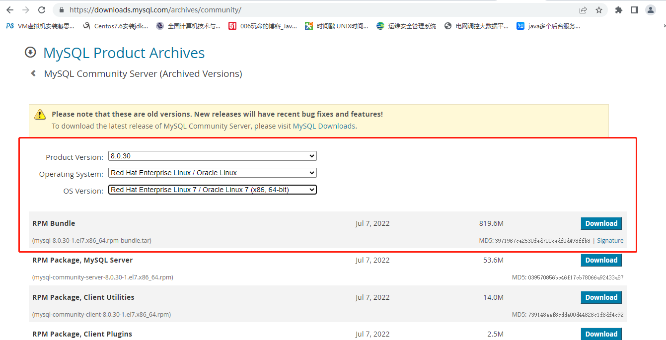 Centos7.6安装mysql_mysql