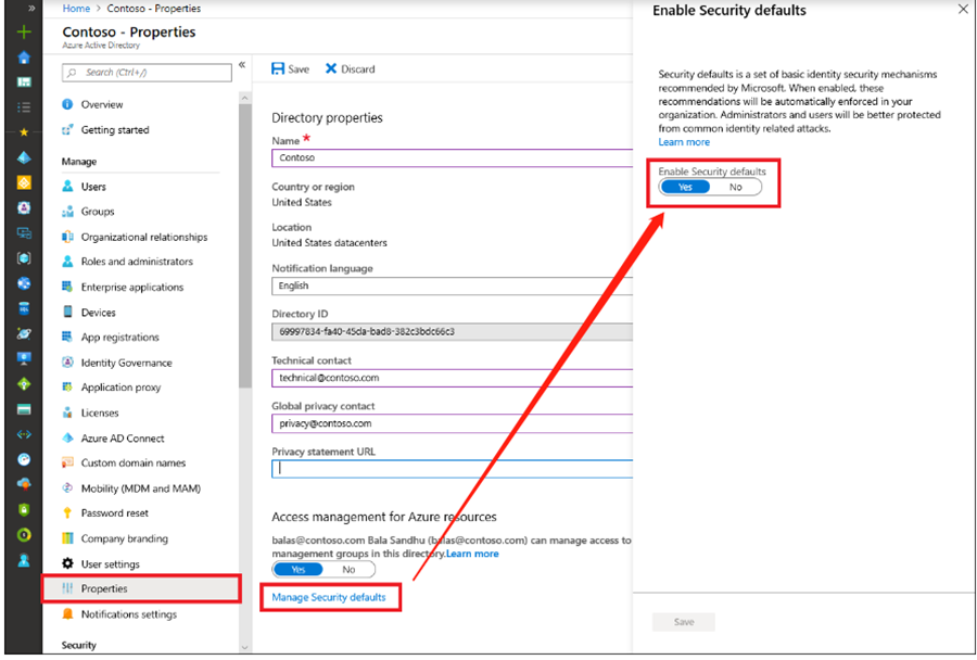 Azure 安全解决方案：启用Security Default加强账户安全保护_账户