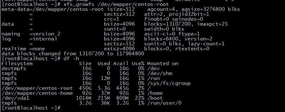 Linux操作系统系列：通过新增磁盘对LVM文件系统扩容_LVM扩容_08