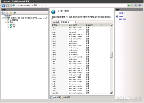 IIS 之 添加MIME扩展类型及HTTP错误403_驰网艾西_04