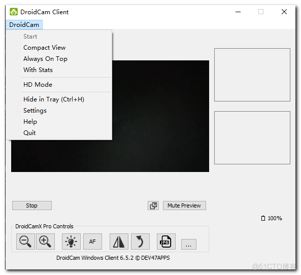 用手机作为电脑摄像头和麦克风，DroidCamX使用详解附下载_DroidCam_11