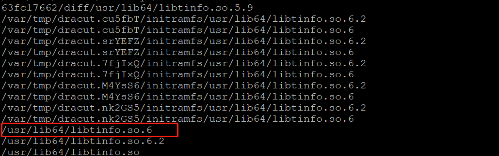 mysql的libtinfo.so.5，libncurses.so.5报错_MySQL_03